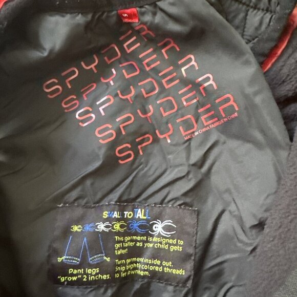 Spyder Kids Mini Expedition Bib Pants Snow Pants Toddler Boys Size 5 - Picture 5 of 6